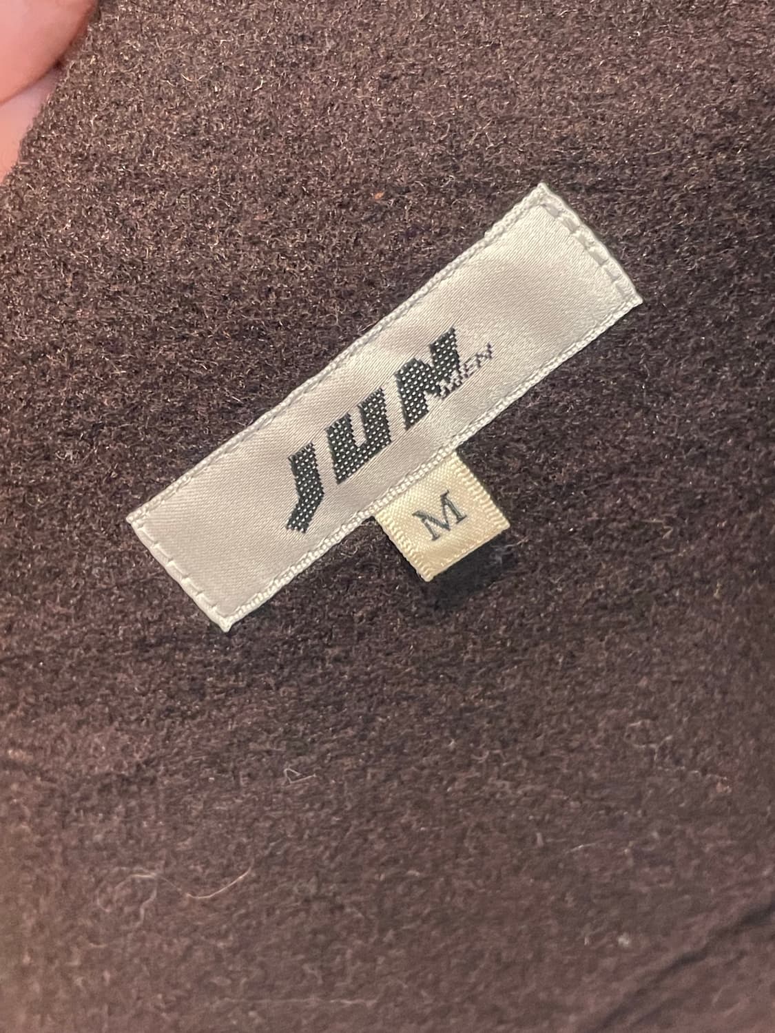 일본빈티지 다크브라운 떡볶이롱코트  상품이미지5