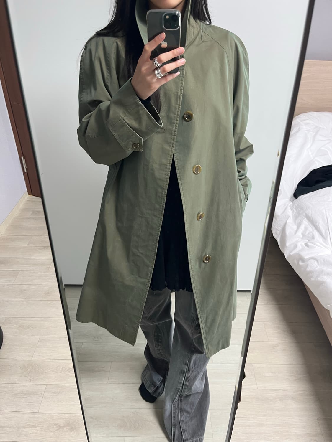 빈티지 버버리 트랜치 코드 상품이미지4