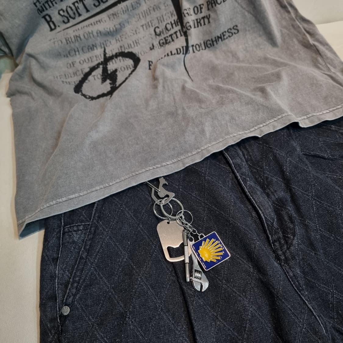 "Urban Key" 어반키 실버 키링 silver keychain 상품이미지6