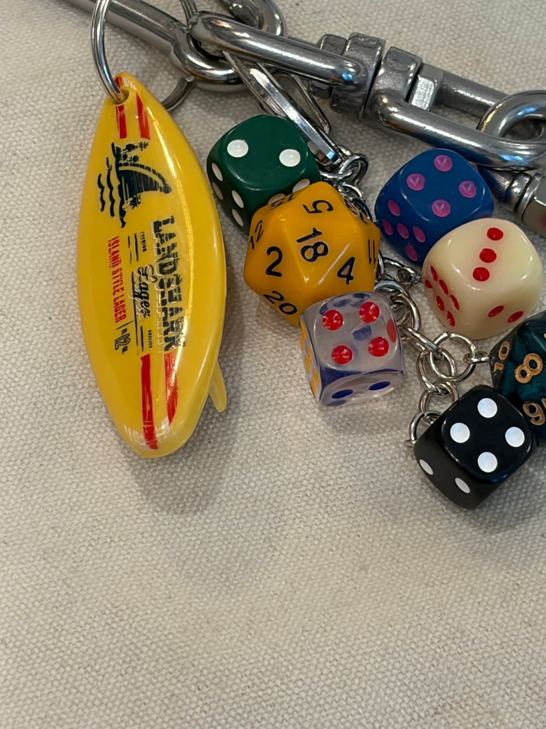 🎲 서프 다이스 멀티 키링 상품이미지1
