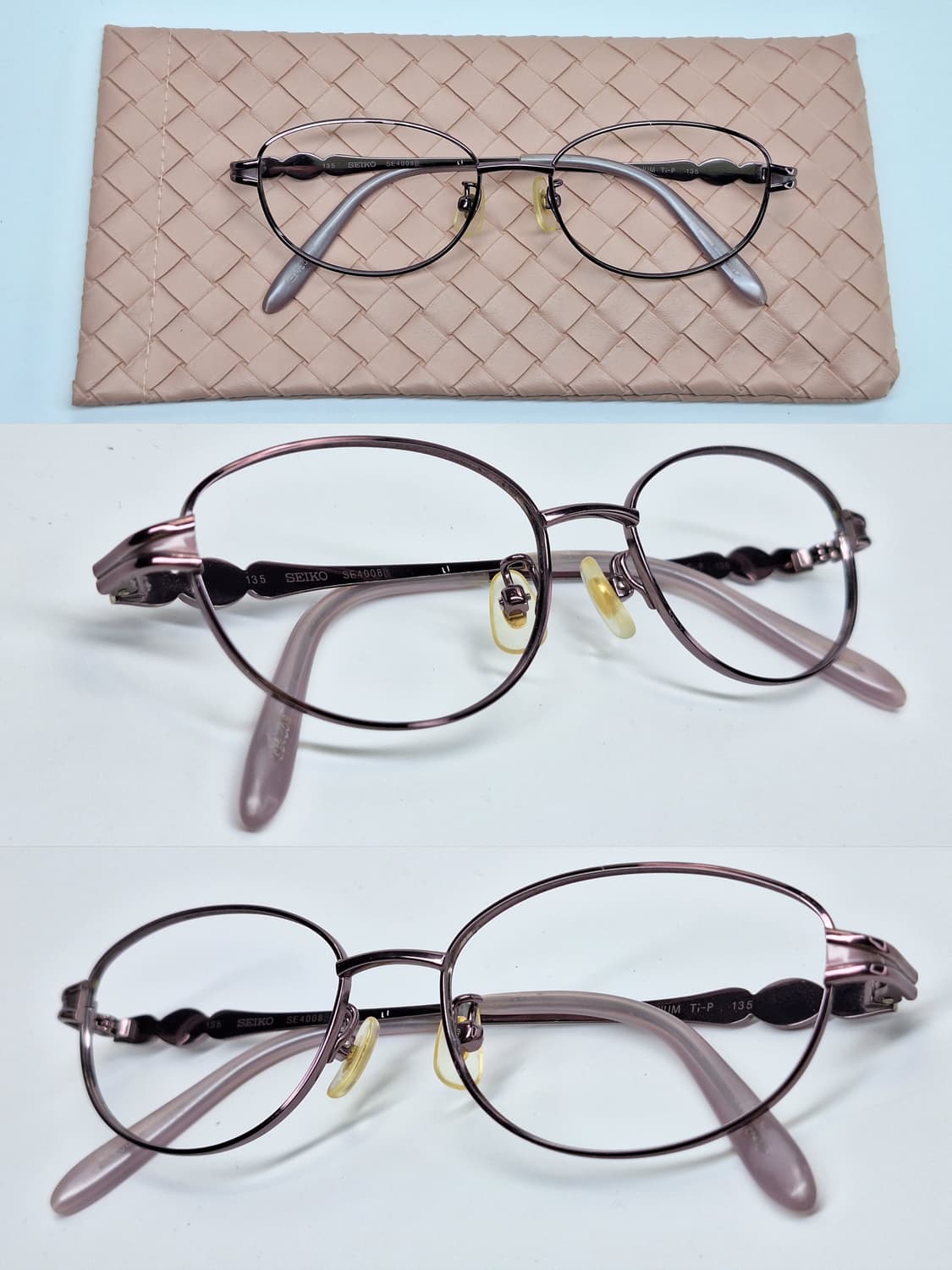 세이코 Seiko SE4008 순 티타늄 안경테/ 명품 일본 수입 일제  상품이미지5