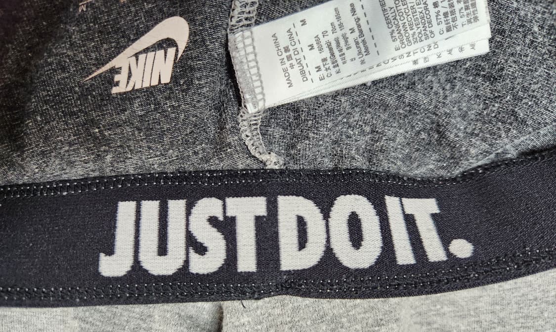 nike 나이키 멜란지 그레이 빅로고 레깅스 M 상품이미지7