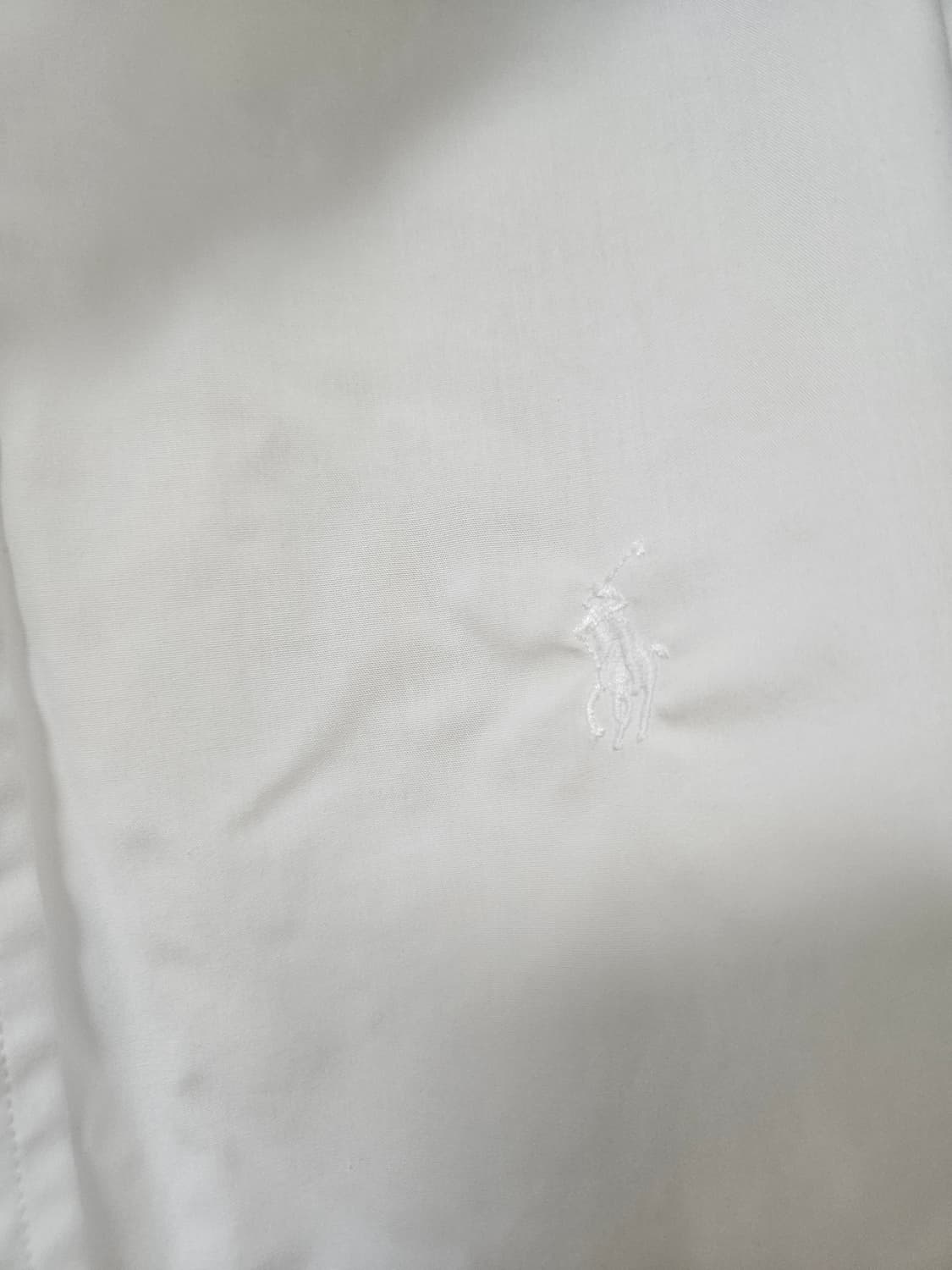 랄프로렌 화이트로고 남성셔츠 이지케어 코튼스트레치 14 1/2 32/33 상품이미지2