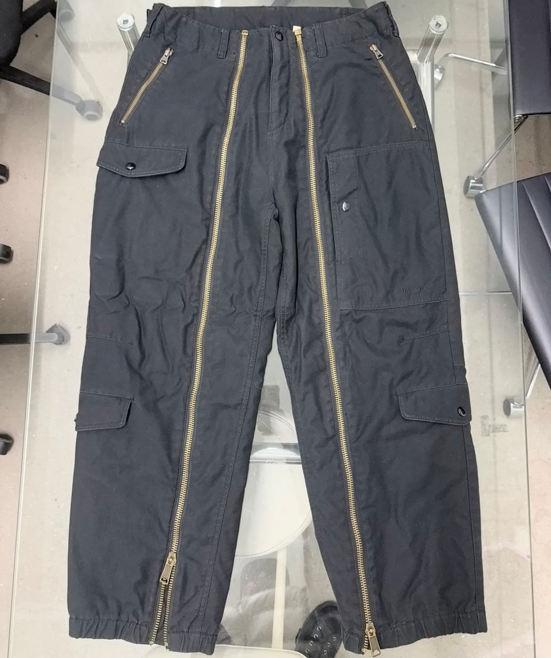 슈프림 x 알파 인더스트리즈 코튼 트윌 플라이트 팬츠 블랙 상품이미지1