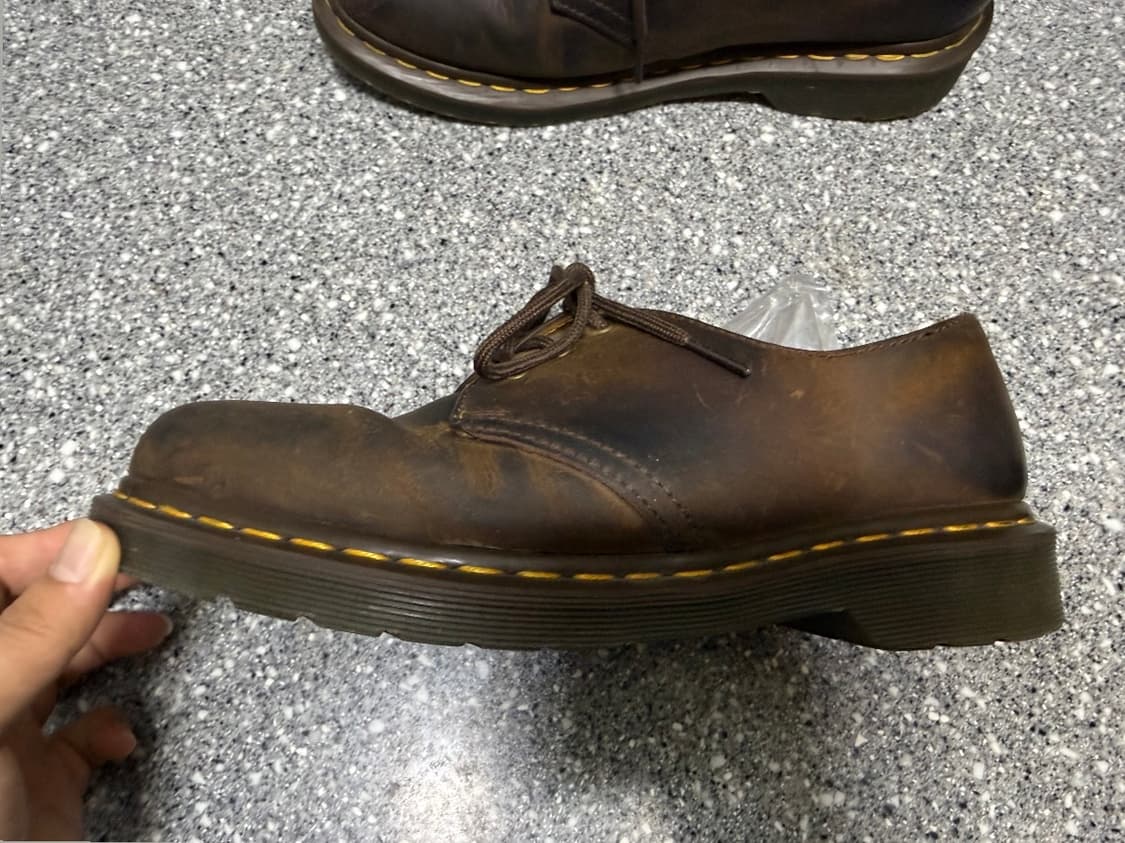 닥터마틴 1461 3홀 크레이지 홀스 다크브라운 상품이미지3