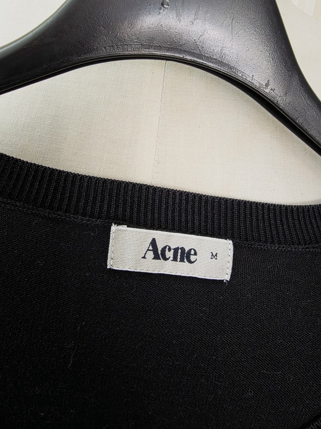 아크네 스튜디오 남성니트 블랙 긴팔 티셔츠 M 상품이미지2