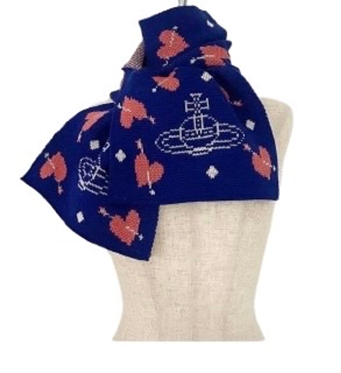 비비안웨스트우드 골드라벨 하트 양면 머플러 상품이미지7