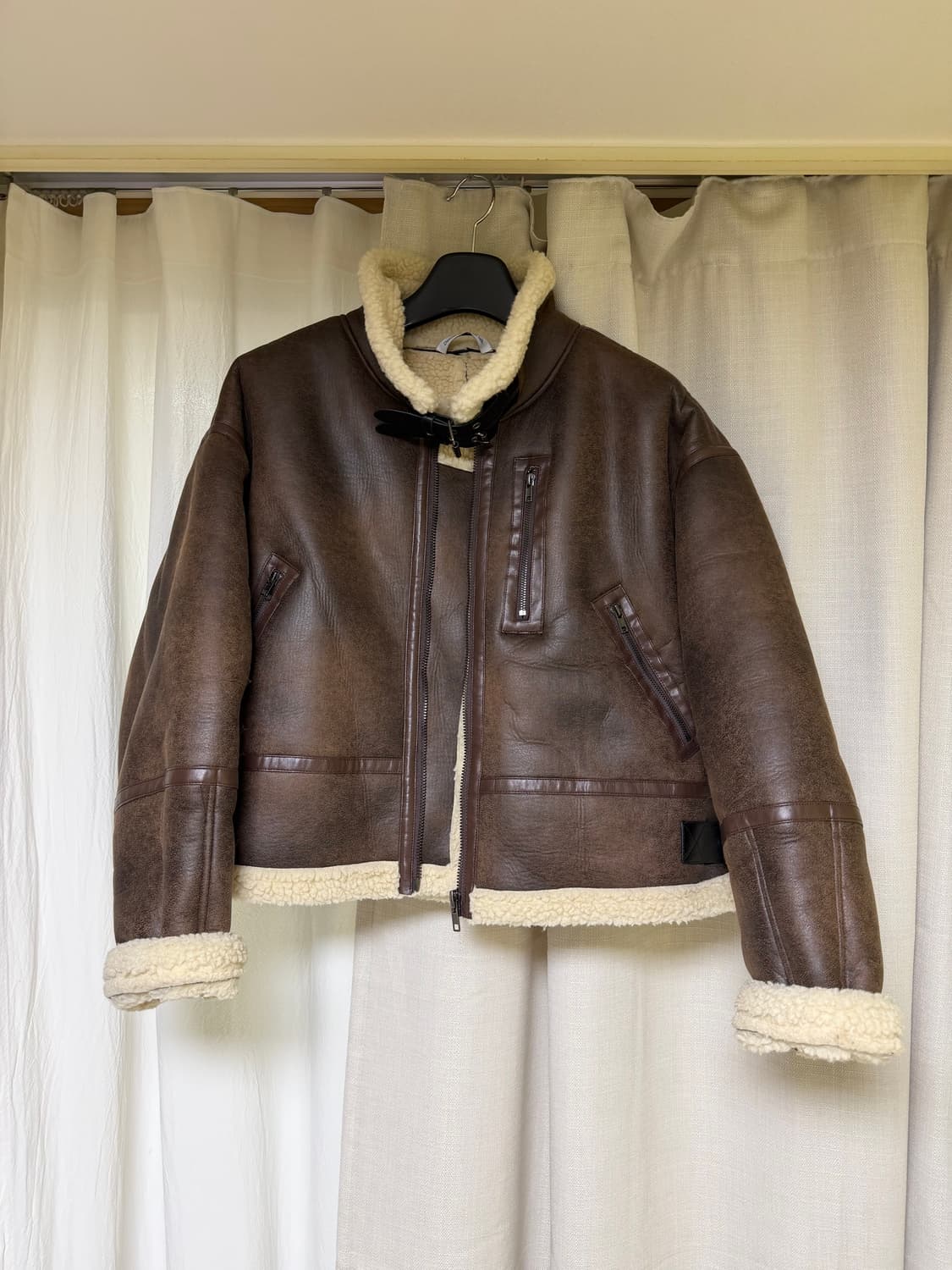 갈색 무스탕 상품이미지1