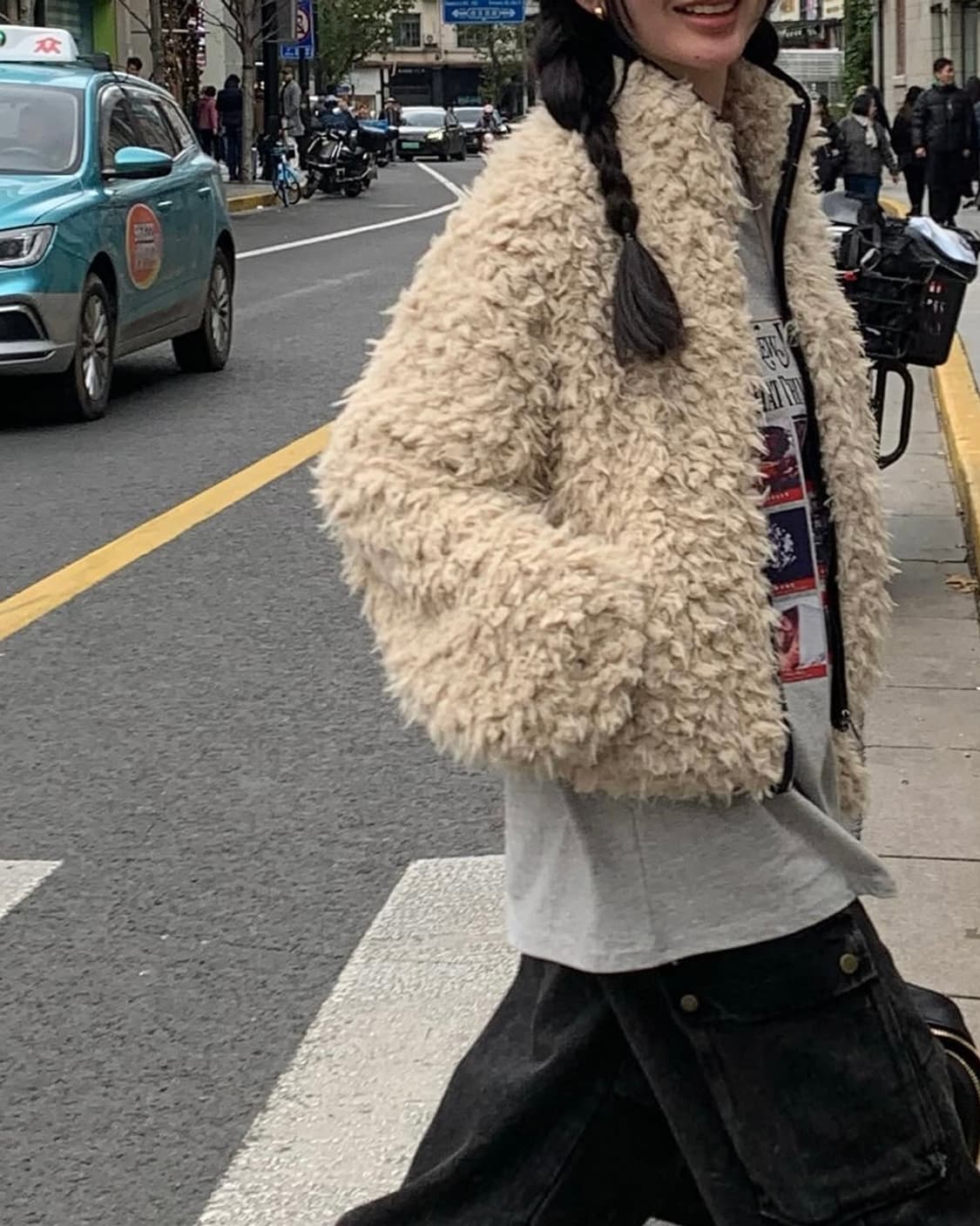 플러피 후리스 퍼 점퍼 상품이미지2