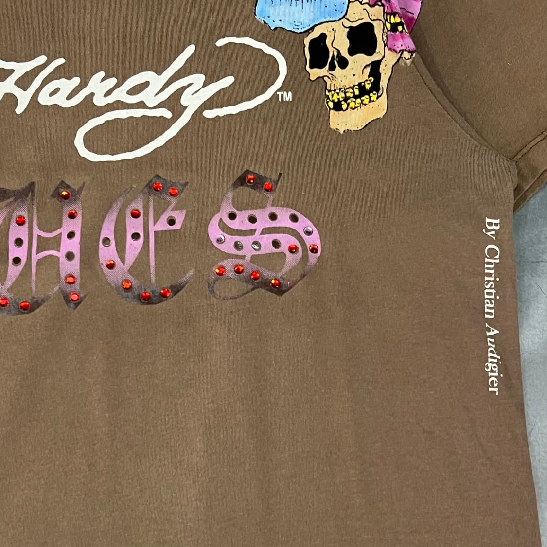  에드하디 큐빅 스컬 풀프린팅 반팔티 y15950 상품이미지4