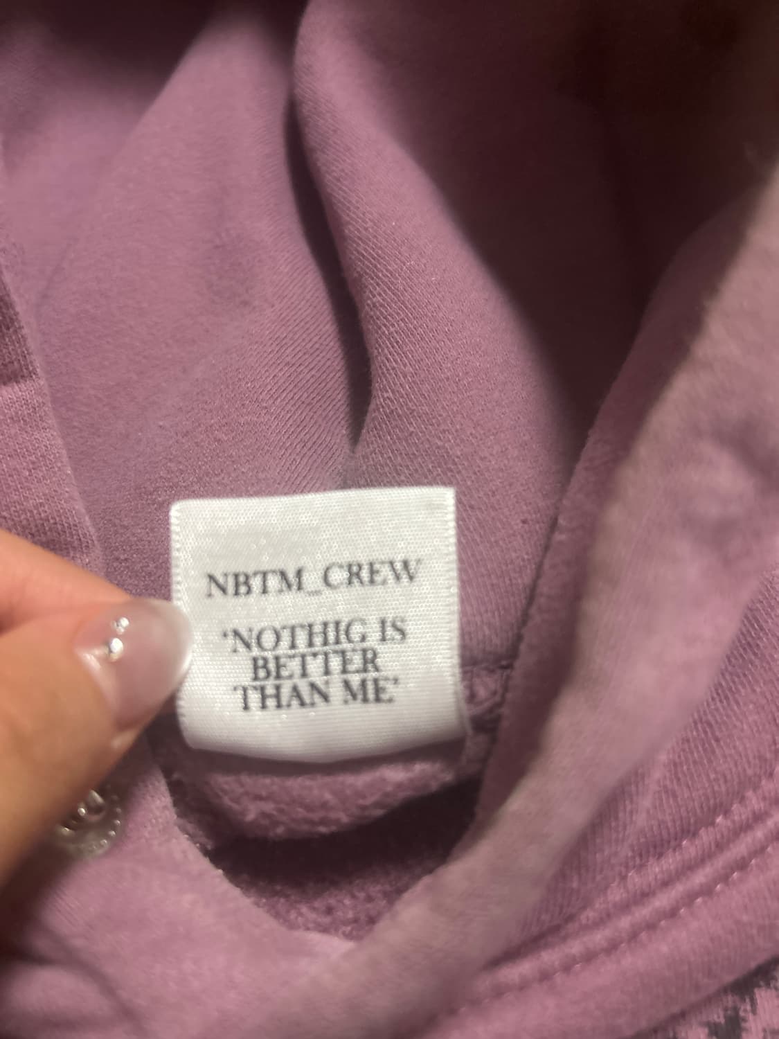 보라색 빈티지 후드티 팝니당 상품이미지3