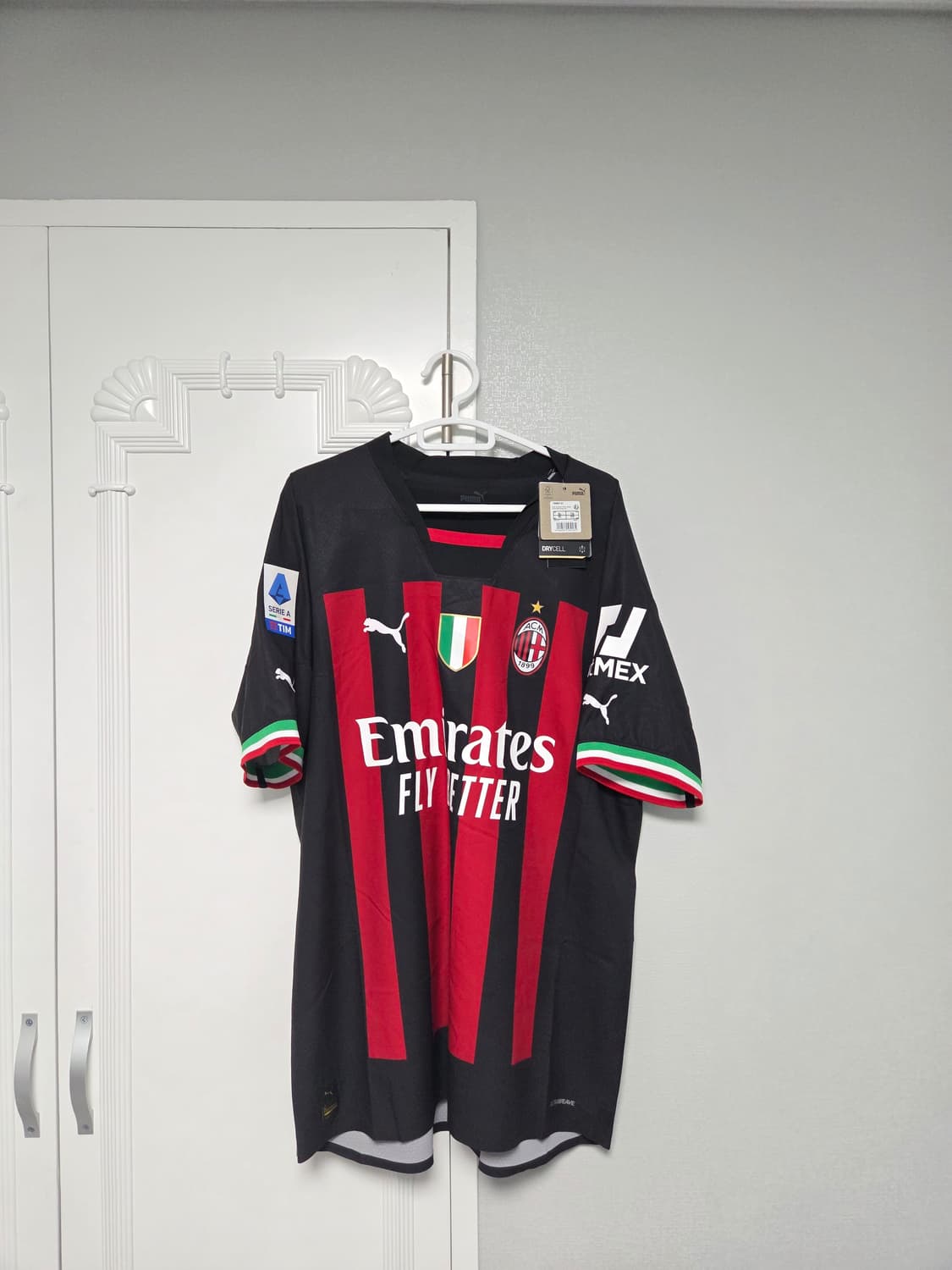 AC밀란 23/24 홈 즐라탄 유니폼 어센틱 XL 새상품 상품이미지1