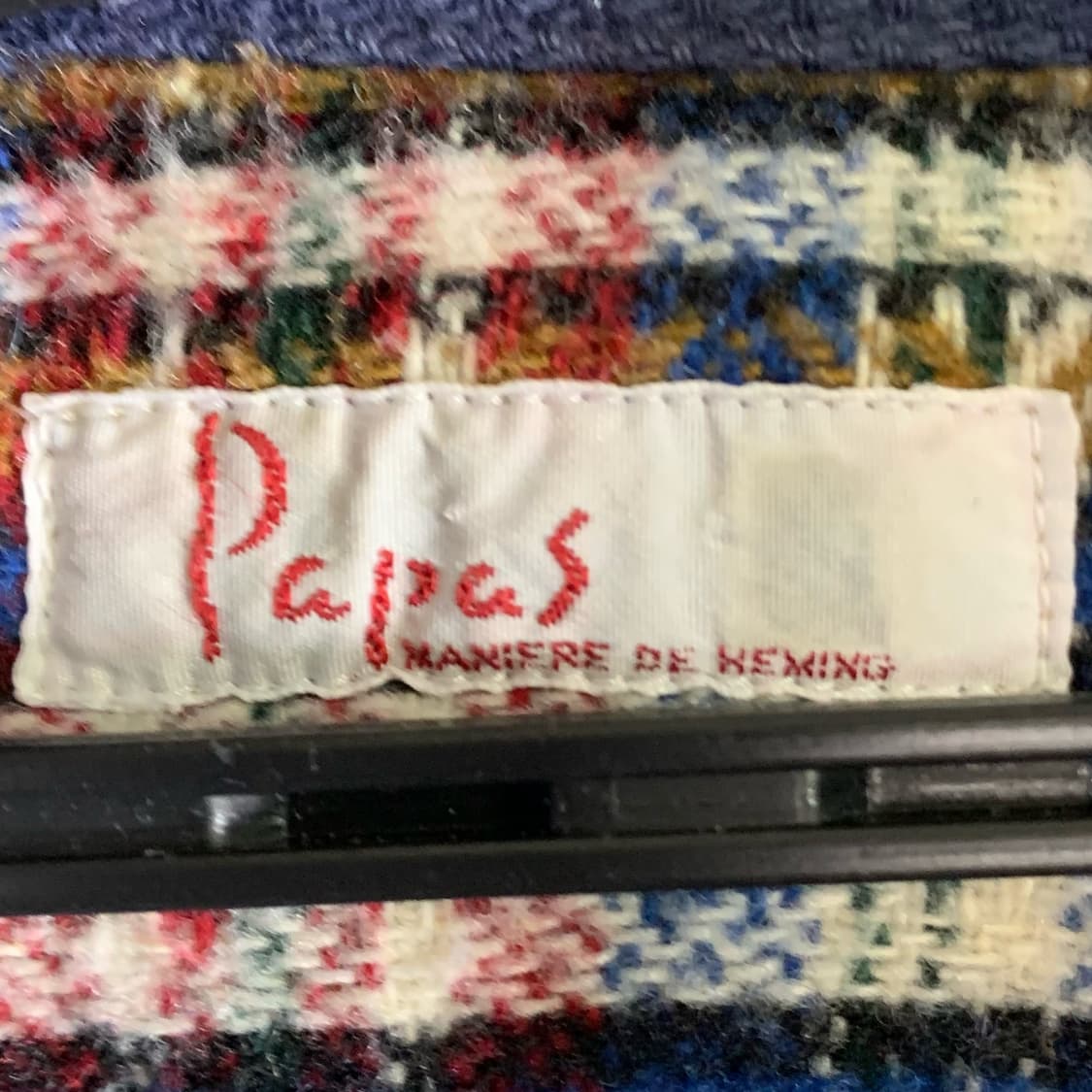 [XL] Papas 멀티체크 플란넬 셔츠 Made In Italy 상품이미지4