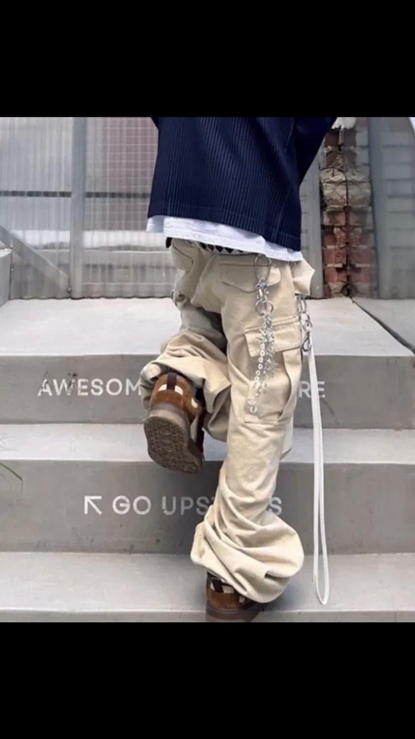 [2] 언타이틀드아이딜 M-65 카고팬츠 베이지 상품이미지1