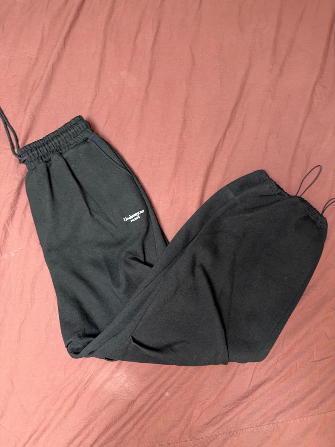 언더마이카 무릎 턱 스웻팬츠[black] 상품이미지3