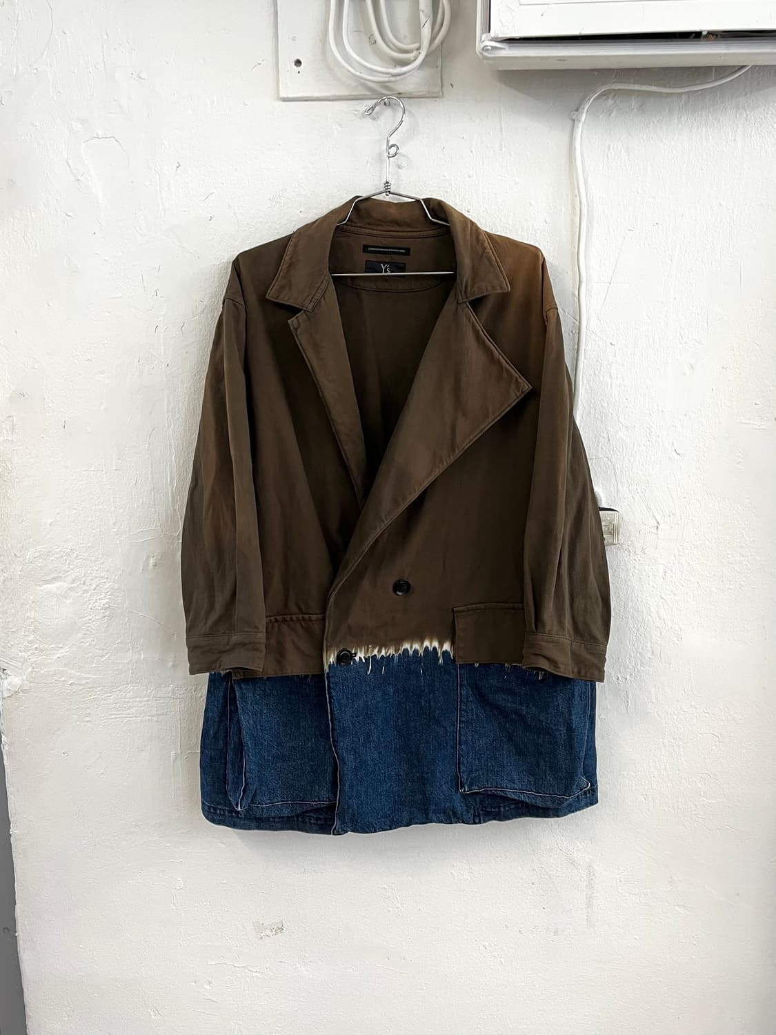 요지야마모토 페이드 블리치 자켓 상품이미지8