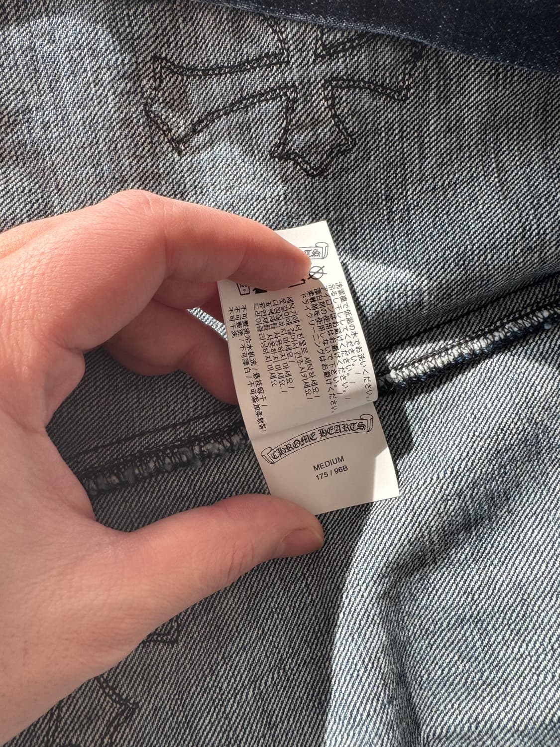 크롬하츠 패치 데님 셔츠 상품이미지8