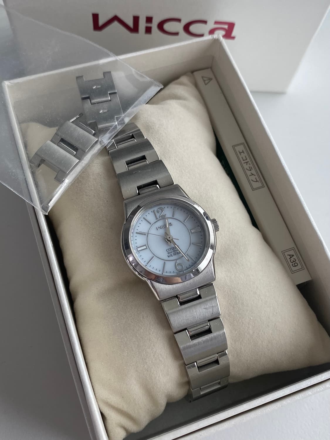 Citizen 시티즌 Eco-drive 에코드라이브 쿼츠 아이스블루 상품이미지2