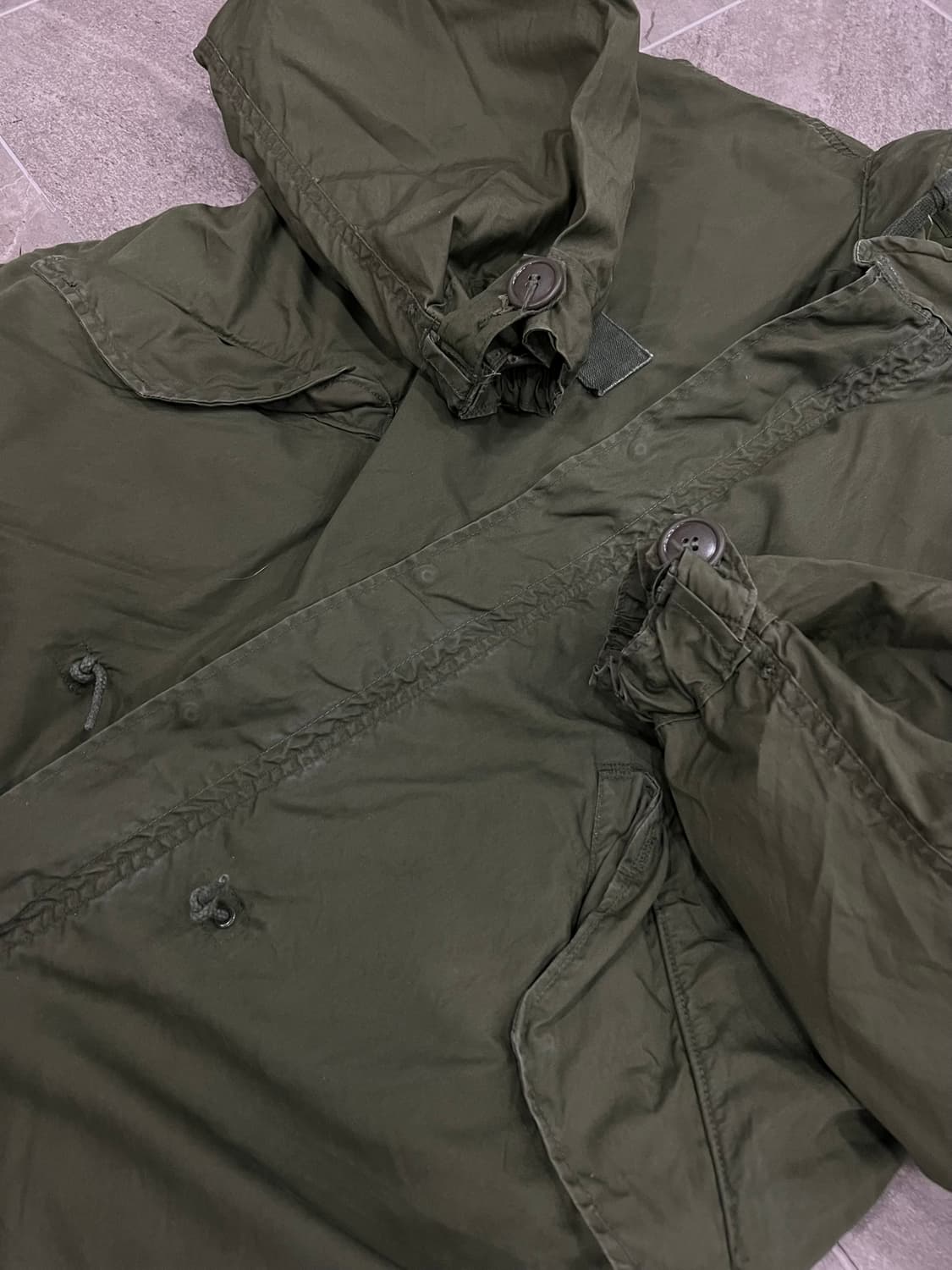 (S) M65 피쉬테일 오리지널 개파카 상품이미지6