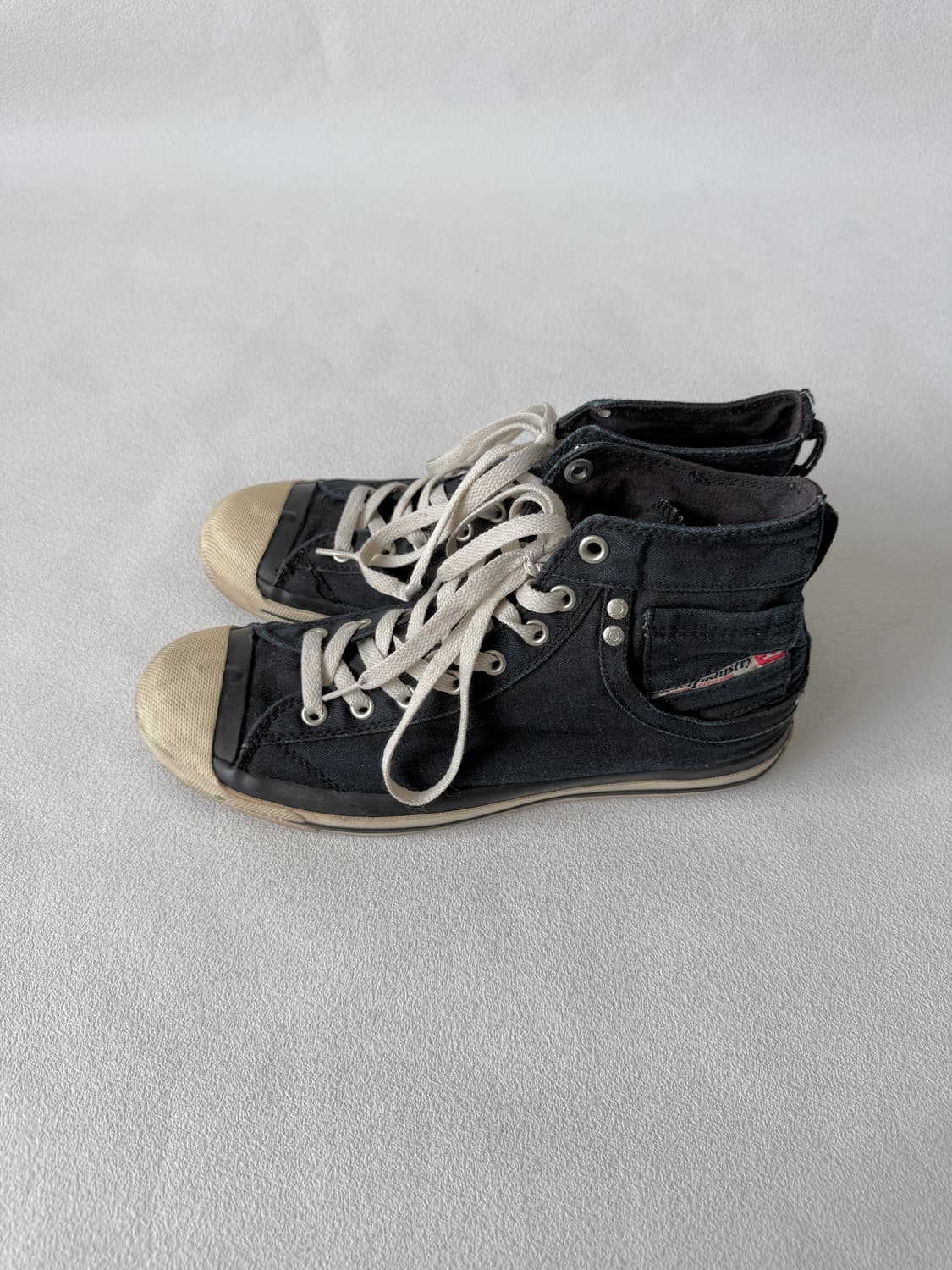 [280]디젤(DIESEL) 데님 하이 스니커즈 상품이미지4