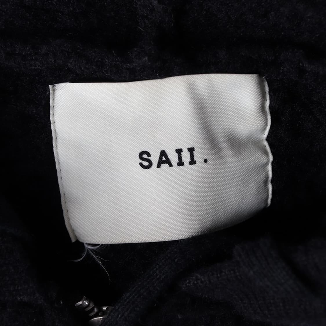 SAII 부클 텍스처 니트 후드 집업 F 상품이미지5