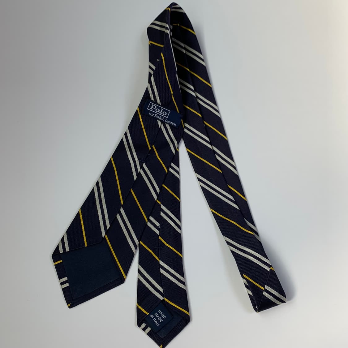 폴로 랄프로렌(POLO) 스트라이프 명품넥타이 신형라벨 A+ 7.3cm 상품이미지9