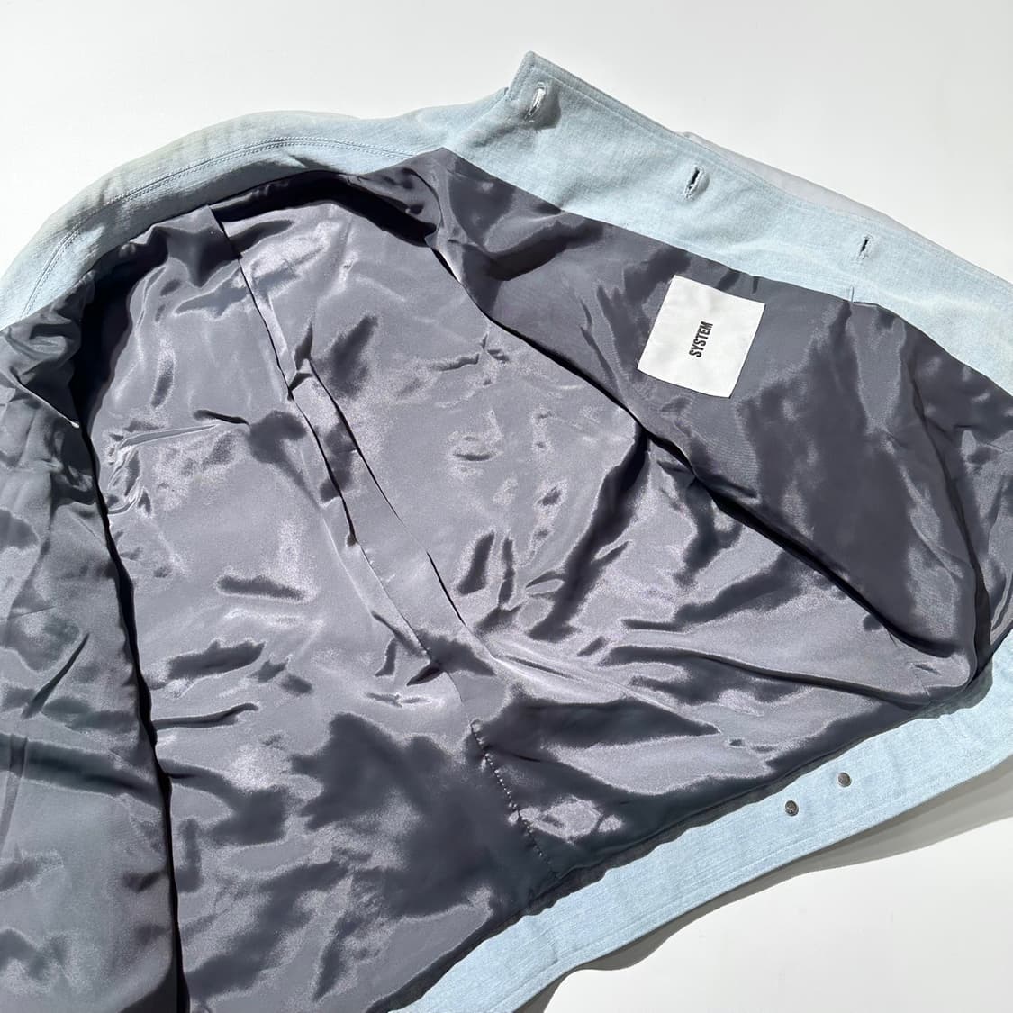 시스템옴므 데님 플라이트 봄버 자켓 상품이미지8