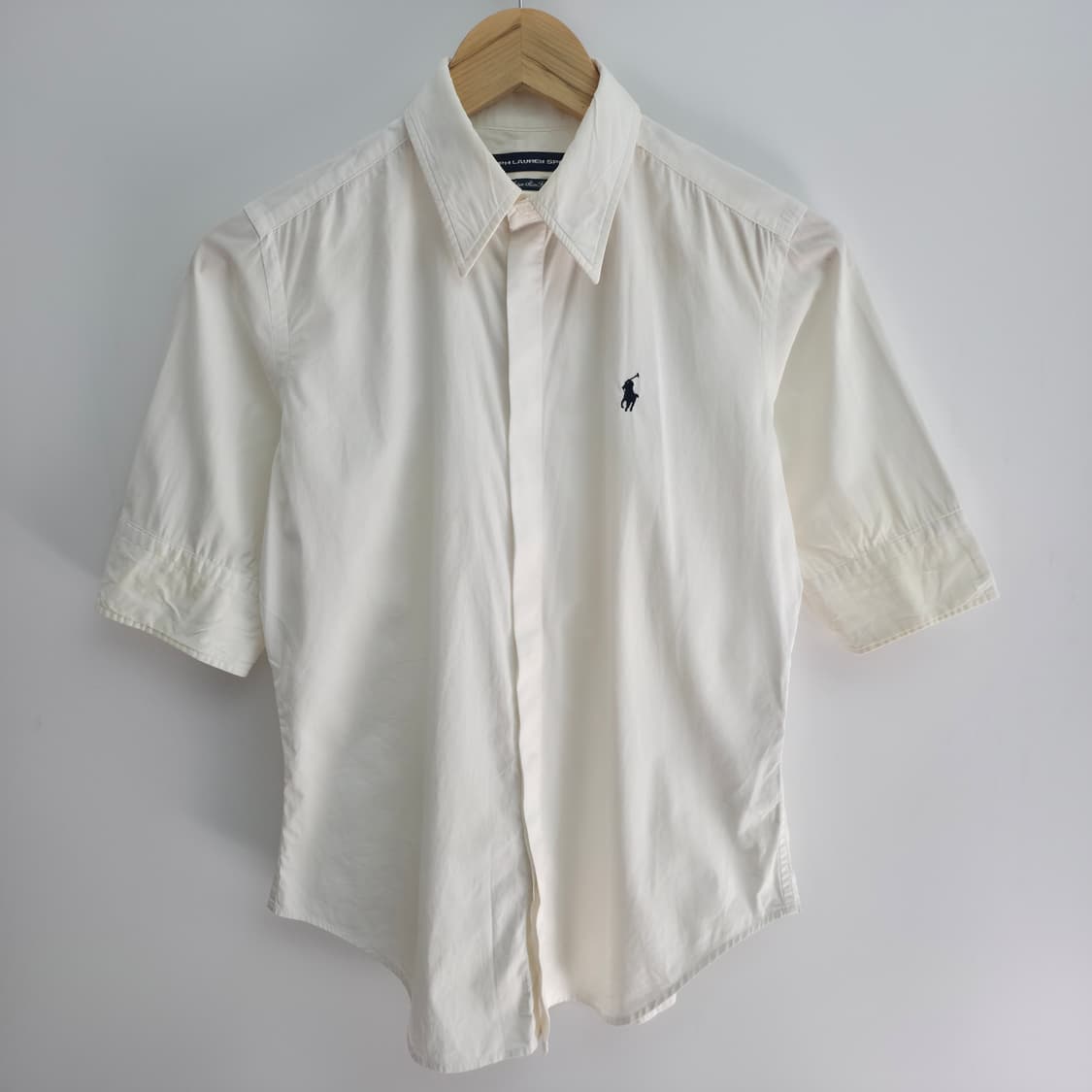 [M] 폴로 랄프로렌 화이트 반팔 셔츠 상품이미지1