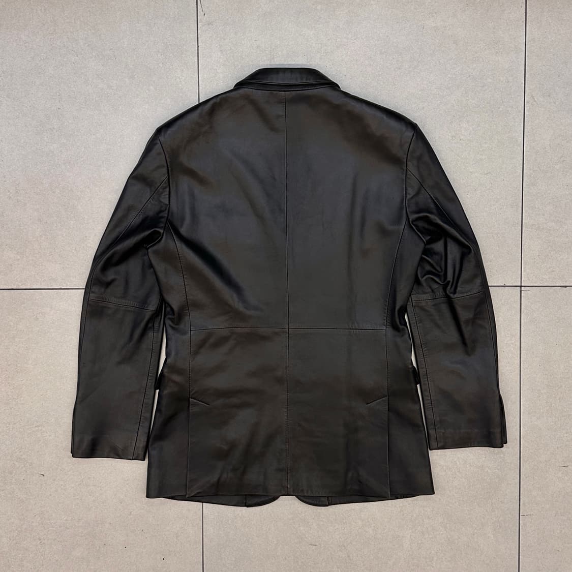 버버리 블랙라벨 레더 블레이저 자켓 상품이미지5