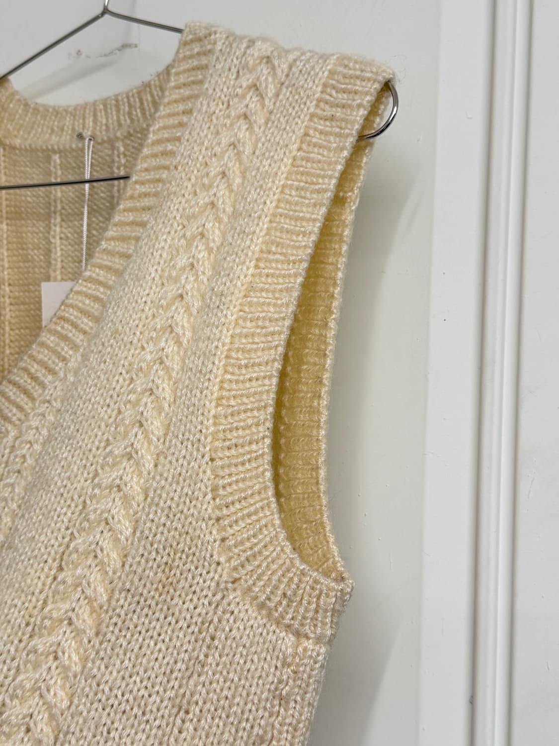 일본빈티지 핸드메이드 니트 베스트 상품이미지4