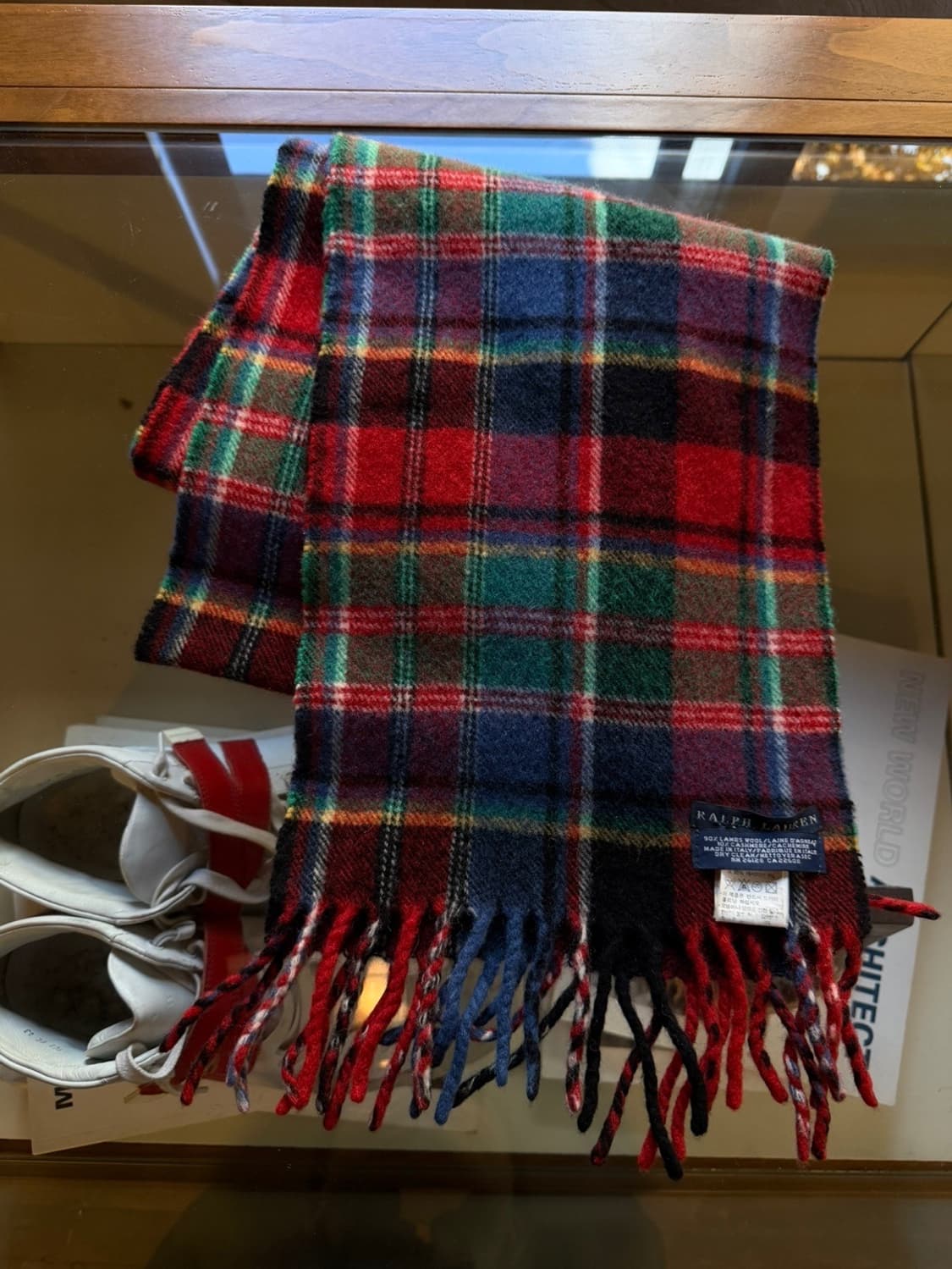 랄프로렌 램스울 캐시미어 머플러 상품이미지1