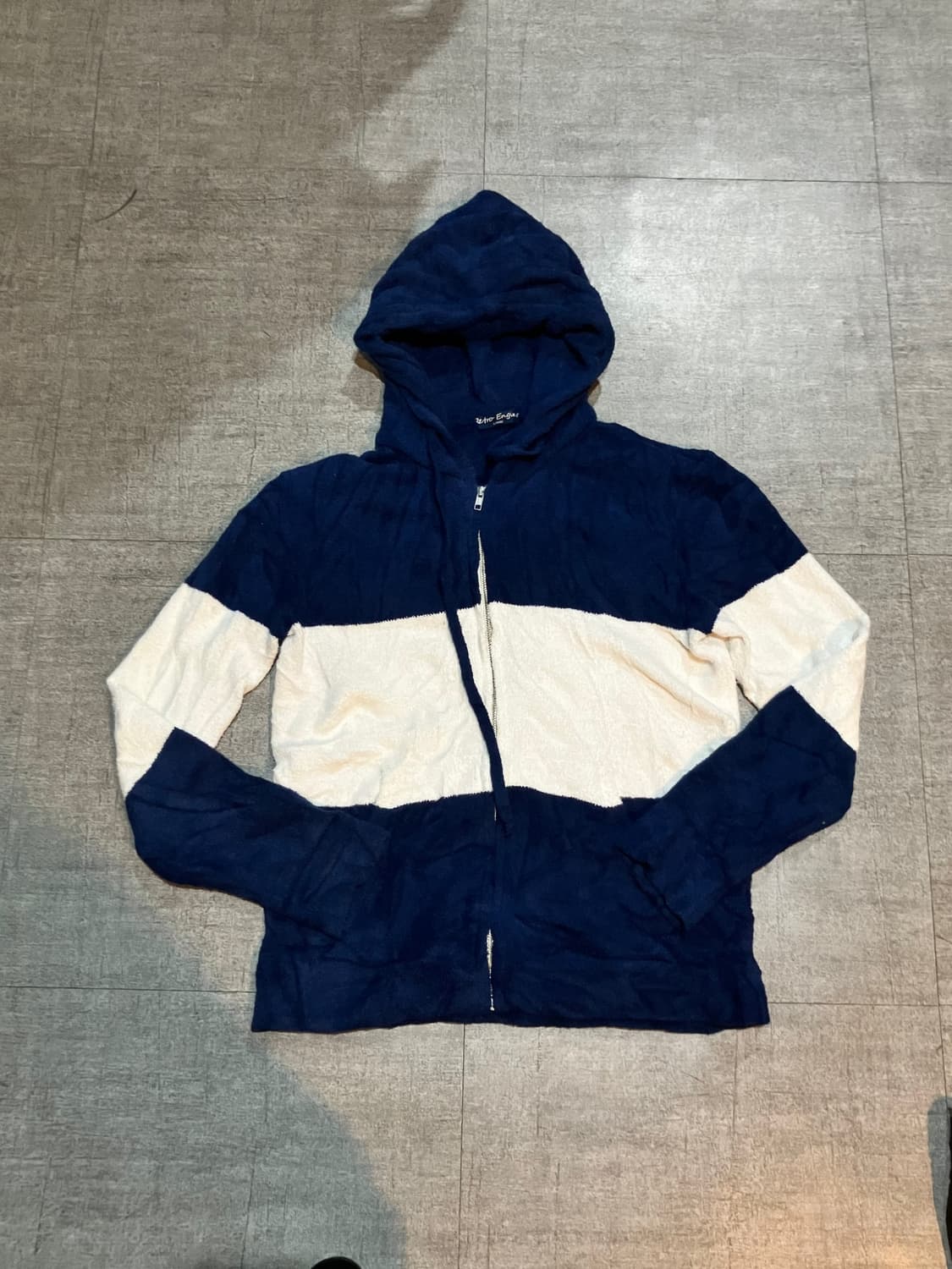 일본빈티지 Retraengine 올드스쿨아메카지 부클테리 후드집업 상품이미지1