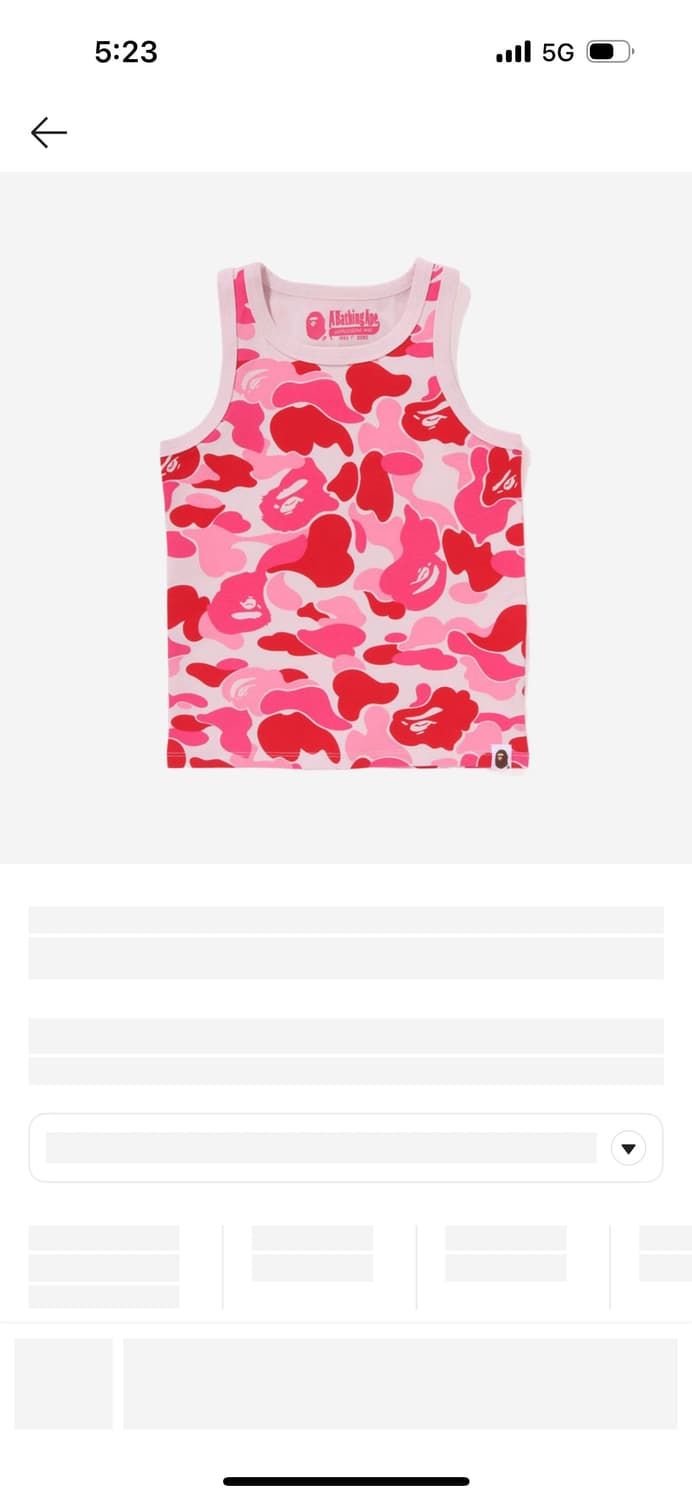 Bape 베이프나시 상품이미지1