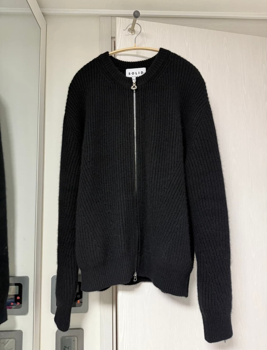 솔리드옴므 집업 니트 가디건 46(95) 상품이미지1