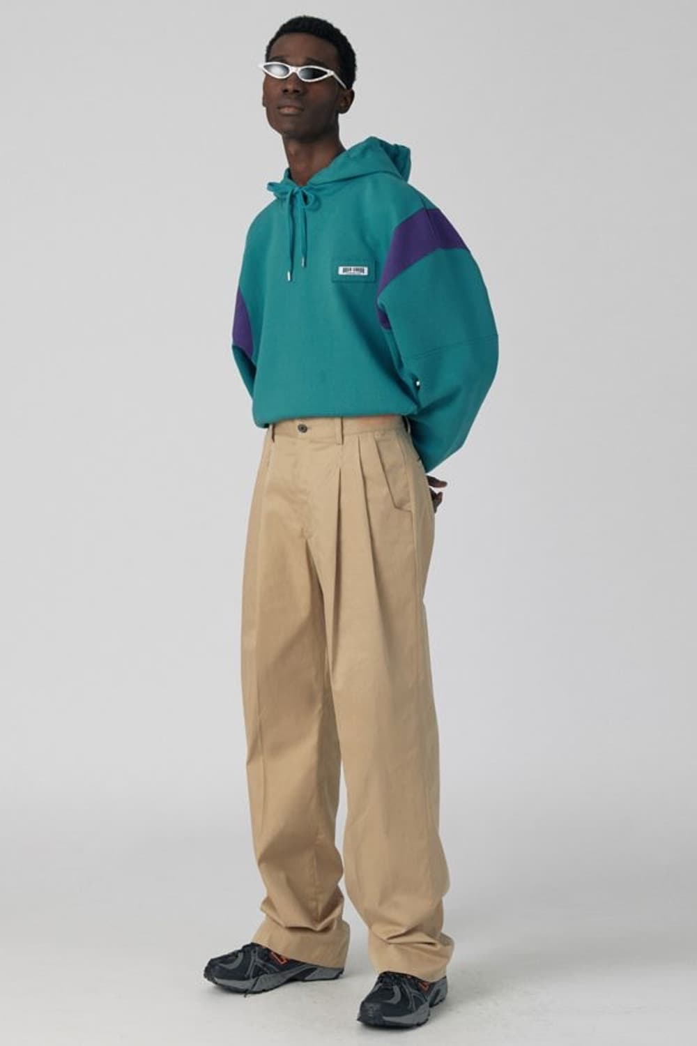 [3] 아더에러 18ss 투턱 코튼 팬츠 베이지 상품이미지1