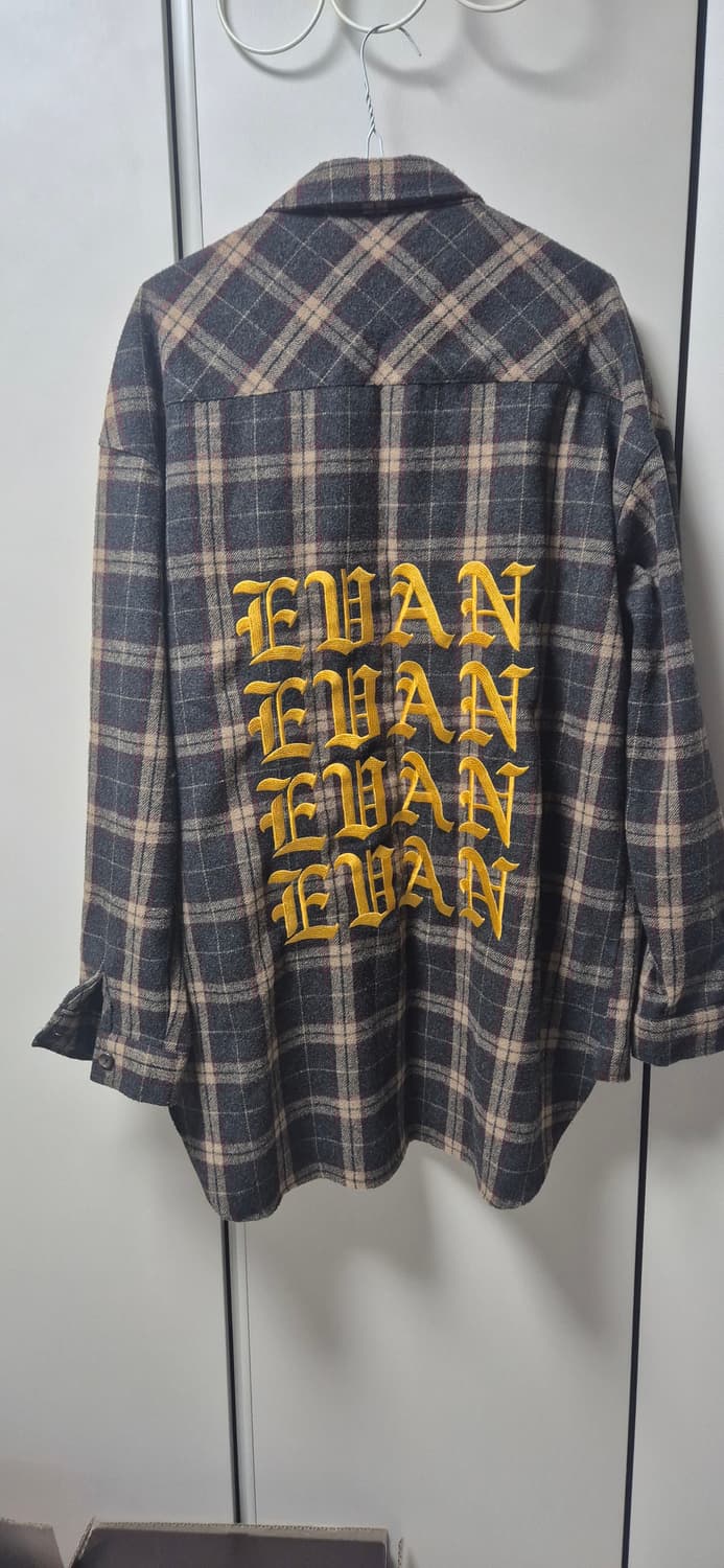 EVANLAFORET 울혼방 체크셔츠 상품이미지3