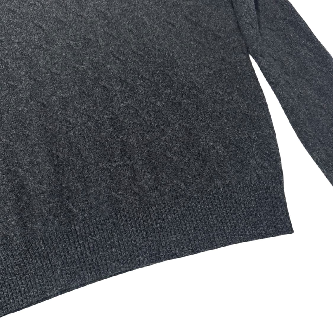 폴로 랄프로렌 다크그레이 꽈배기 니트 상품이미지4