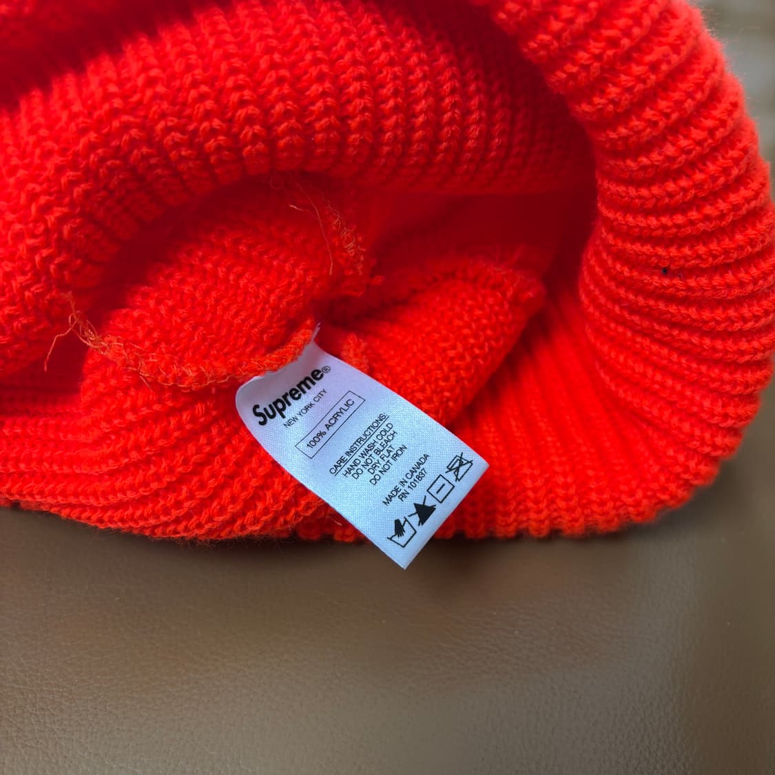 Supreme 슈프림 루즈 게이지 오렌지 비니 모자 (Orange) 상품이미지4