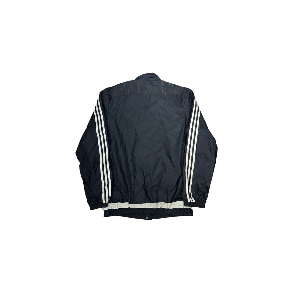 아디다스 블랙 화이트 삼선 오버핏 바람막이 트랙 자켓 M 상품이미지6