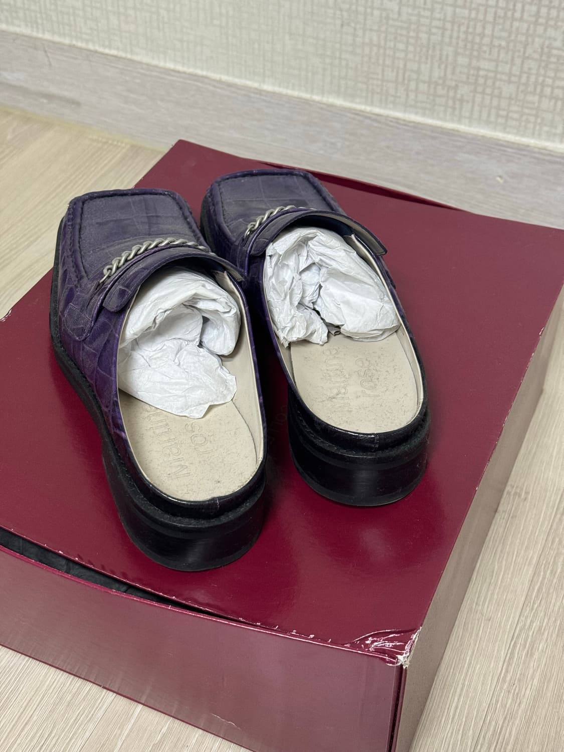 마틴로즈 스퀘어토 로퍼 뮬 상품이미지3