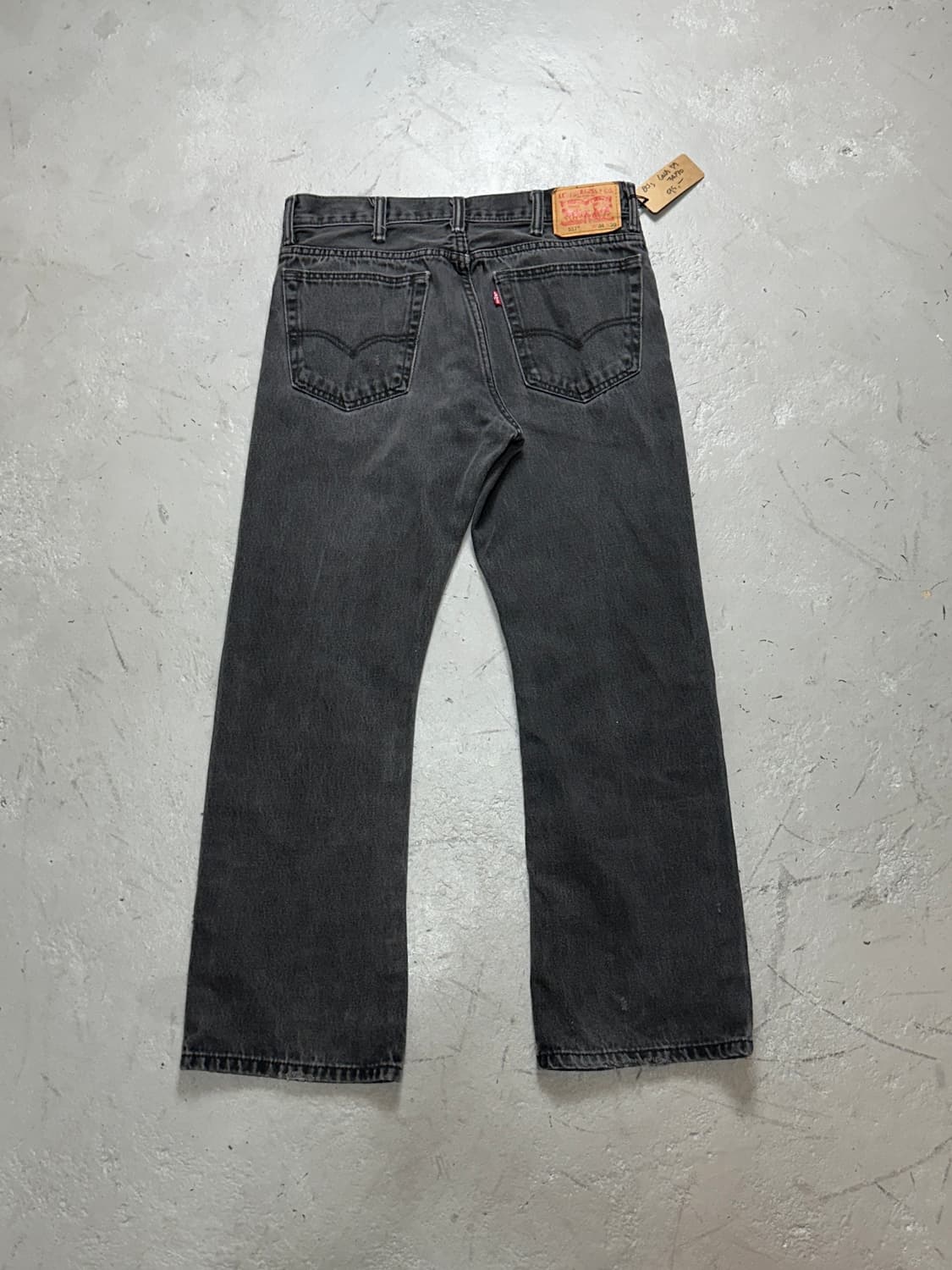 00's 리바이스 517 블랙 부츠컷 플레어진 상품이미지4