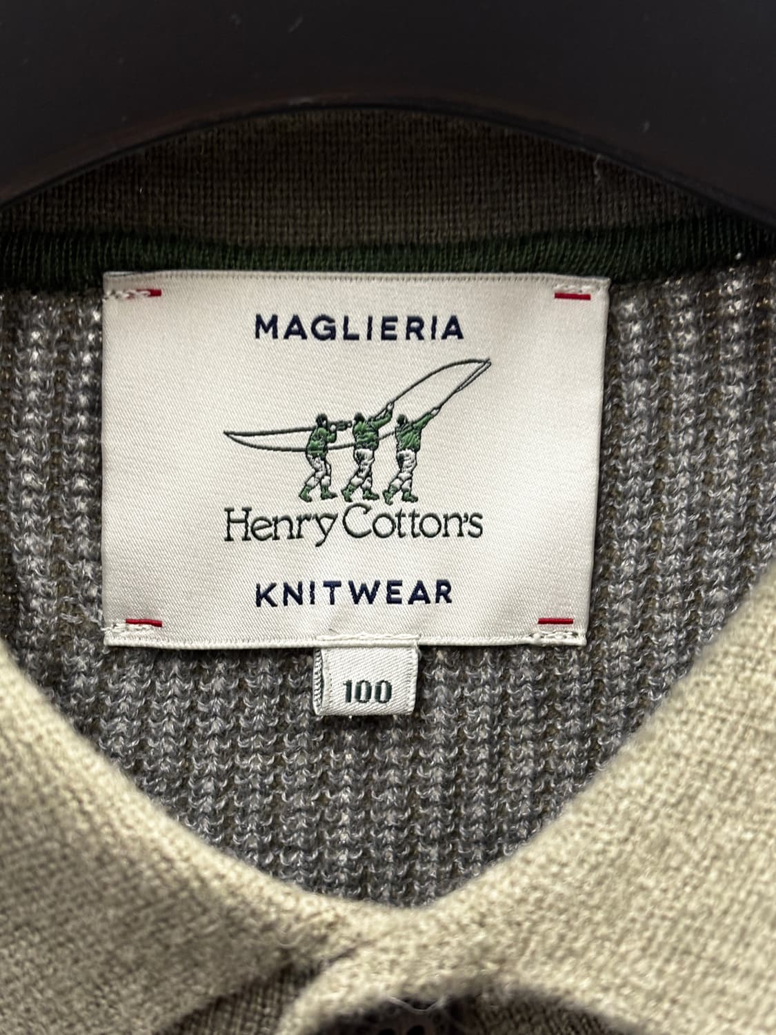 헨리코튼 니트 가디건 풀오버 100 상품이미지4