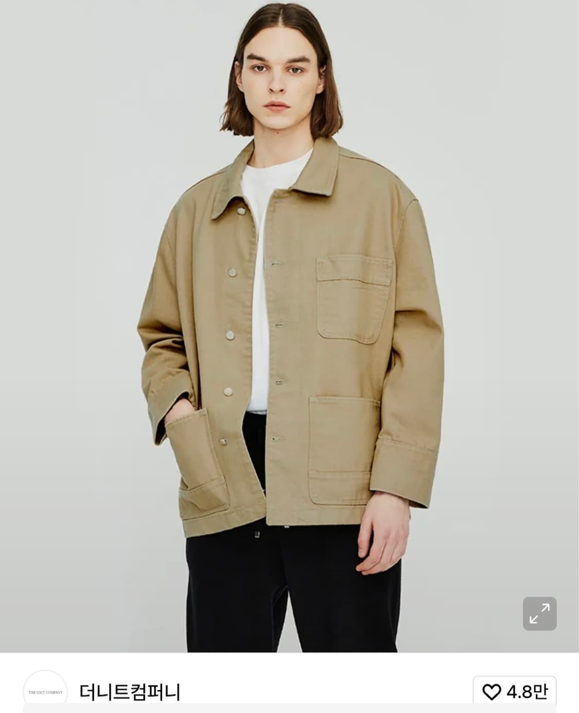 더니트컴퍼니 남성 면자켓 데님자켓 L (100) 상품이미지1