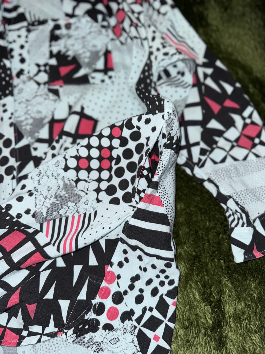 Paul Smith 폴스미스 Made in Japan 콜라쥬 프린트 셔츠 상품이미지5