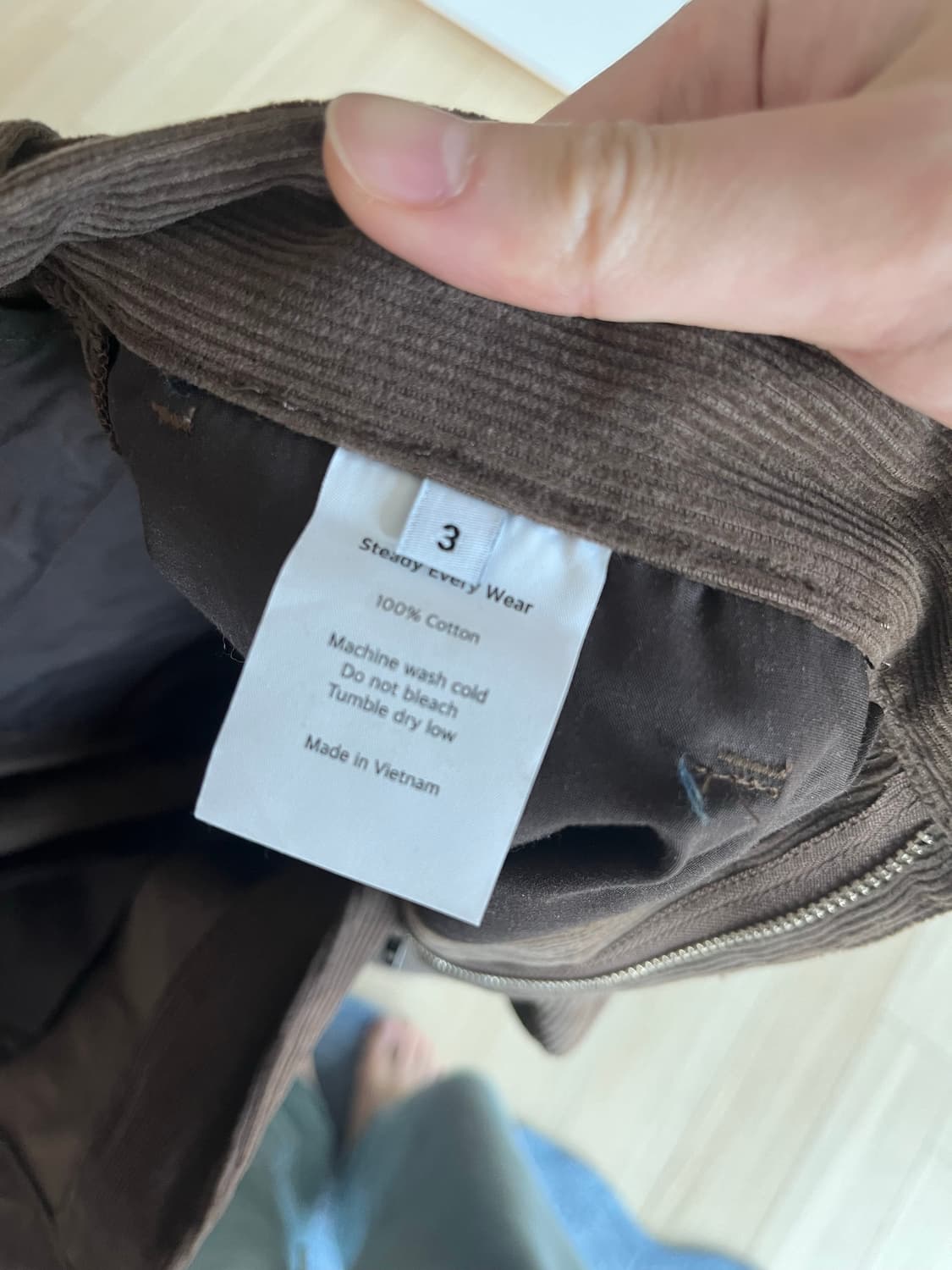 스테디에브리웨어 코듀로이 팬츠 3사이즈 상품이미지2