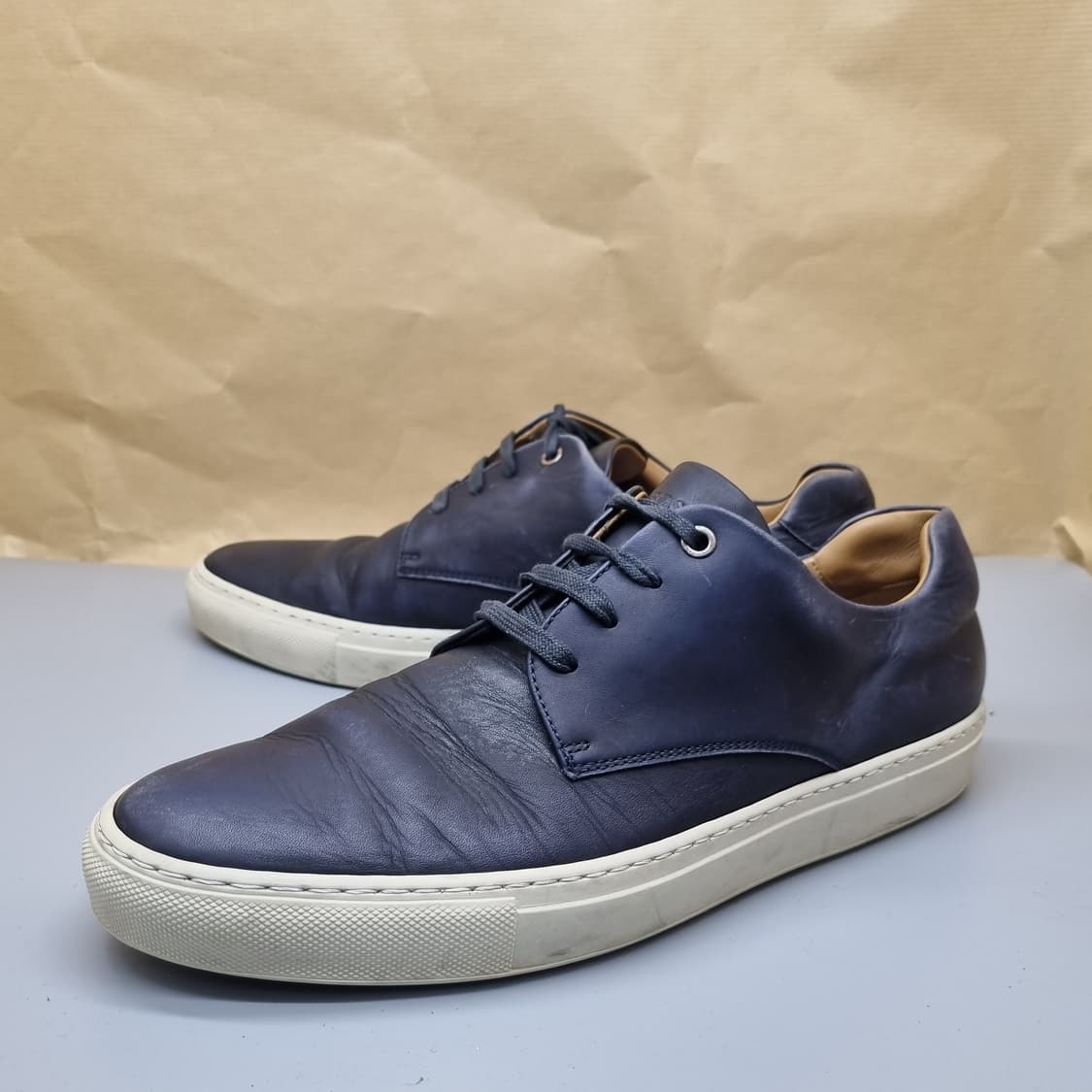 휴고보스 남성가죽스니커즈43 275-280 상품이미지1