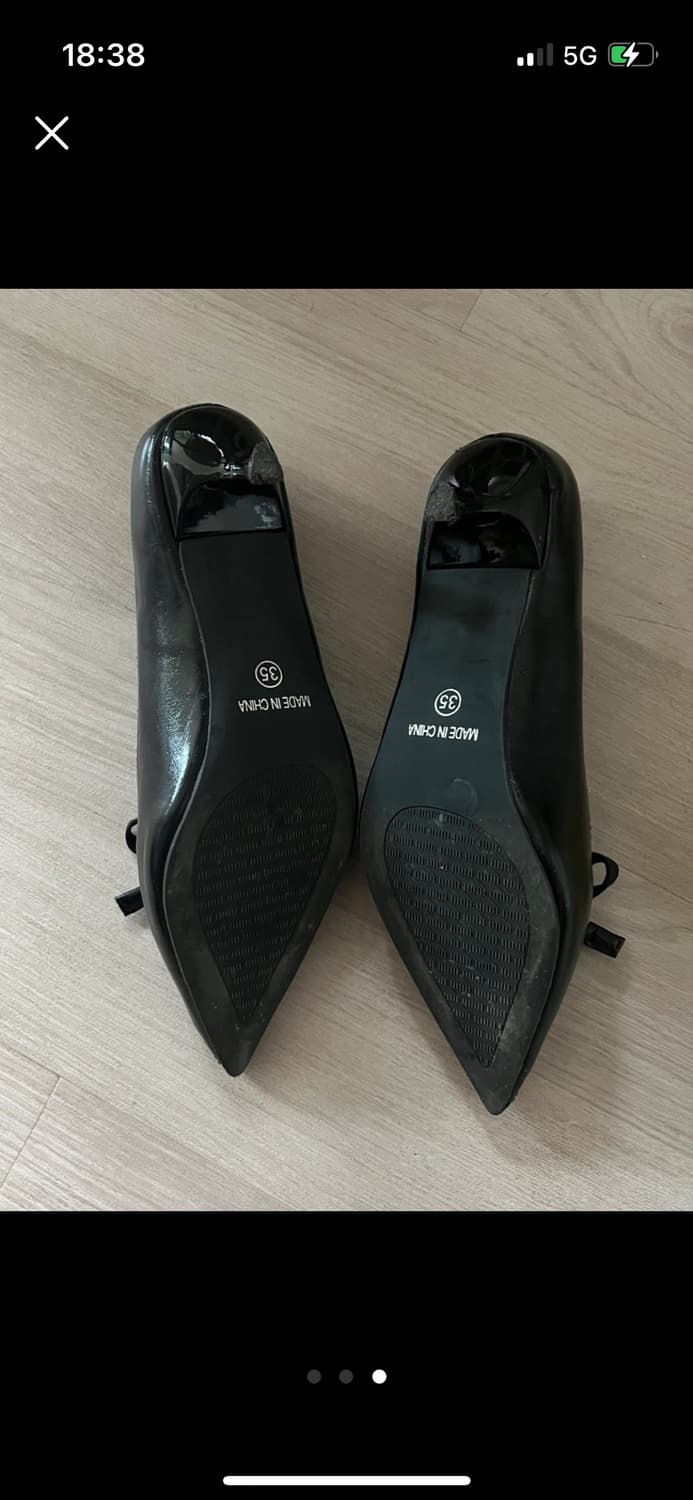 레이스업 키튼 미들힐 펌프스 220-225 상품이미지3