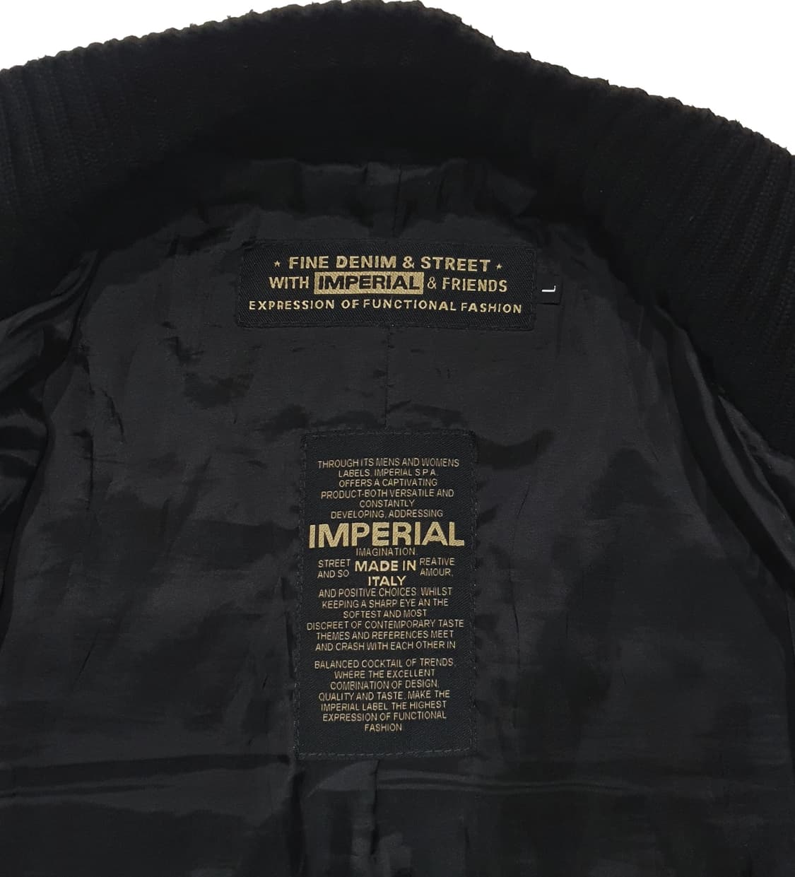 임페리얼 양가죽 봄버 자켓  L (100~105) italy made 상품이미지6