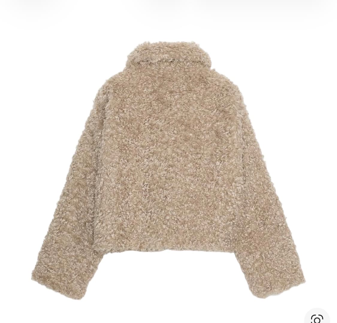 자라 페이크 퍼 토글 재킷 /뽀글이 퍼자켓 상품이미지3