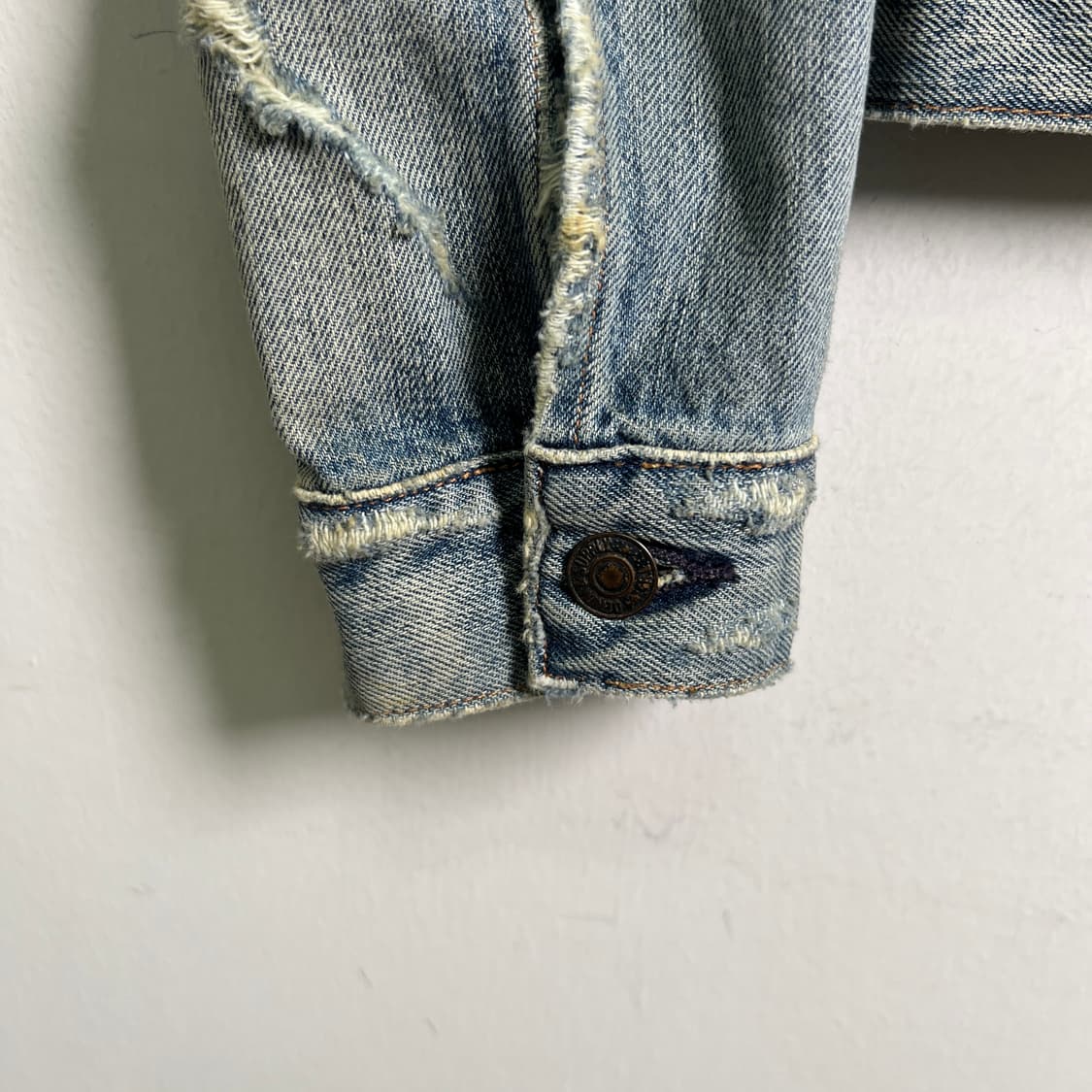 데님 앤 서플라이 랄프로렌 빈티지 워싱 데님 트러커 자켓 XS 상품이미지8